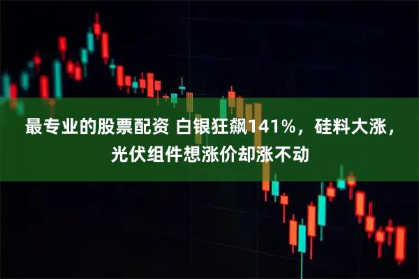 最专业的股票配资 白银狂飙141%，硅料大涨，光伏组件想涨价却涨不动